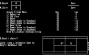 Break Point Pro Tennis for IBM PC/Compatibles - Returning a ground stroke.