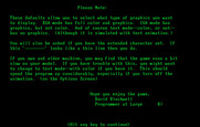 Break Point Pro Tennis for IBM PC/Compatibles - About the various display settings.
