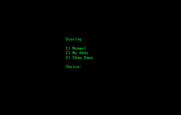 Break Point Pro Tennis for IBM PC/Compatibles - Scoring options.