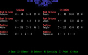 MSFL Pro League Football for IBM PC/Compatibles - Some more stats...