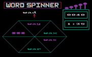 Word Spinner for IBM PC/Compatibles - Spin the letters around to make some words.