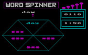 Word Spinner for IBM PC/Compatibles - I need to form two words to complete this puzzle...