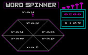 Word Spinner for IBM PC/Compatibles - Success! Level completed...