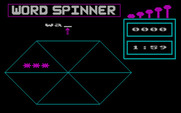 Word Spinner for IBM PC/Compatibles - Game start.