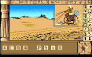 Chrono Quest for Amiga - Who is this arriving in a chariott?