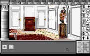 Chrono Quest for Amiga - Exploring this castle...