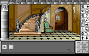 Chrono Quest for Amiga - The starting location.