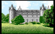 Chrono Quest for Amiga - The game starts in this castle...