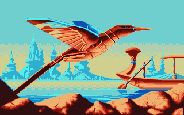 Chrono Quest Atari ST Screenshot: Introduction graphics.