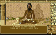 Chrono Quest for Atari ST - Found someone meditating...