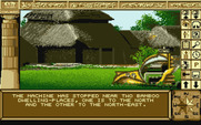 Chrono Quest for Atari ST - There are some dwellings nearby...