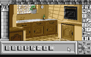 Chrono Quest for Atari ST - The kitchen; anything useful here?