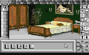 Chrono Quest for Atari ST - Exploring the bedroom...