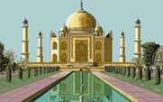 Chrono Quest for Atari ST - A majestic looking palace!
