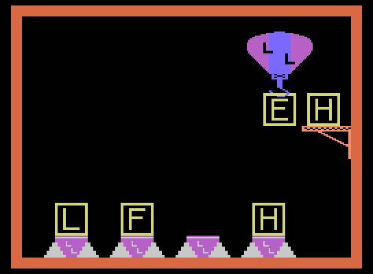Learning with Leeper ColecoVision Screenshot: Oops, that doesn't match...