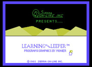 Learning with Leeper for ColecoVision - Title screen.