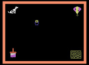 Learning with Leeper for ColecoVision - The main menu; guide Leeper to an activity!