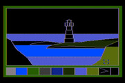 Learning with Leeper for Atari 8-bit - You can also fill in colors in this lighthouse image.