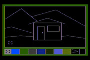 Learning with Leeper for Atari 8-bit - Painting; one of the unpainted images you can start with.