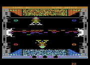 WallWar for Atari 8-bit - WallWar in progress...