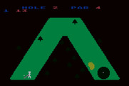 Golf Challenge for Atari 8-bit - Starting hole 2.