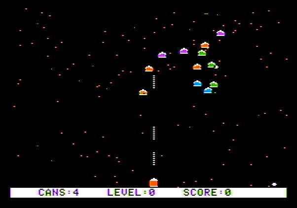 Pest Patrol Apple II Screenshot: Game start.