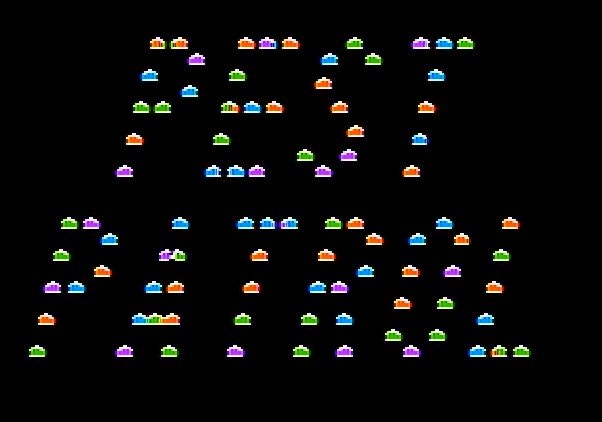Pest Patrol Apple II Screenshot: Title screen.