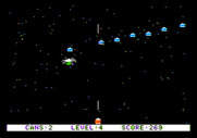 Pest Patrol for Apple II - Incoming pests include spiders and more!