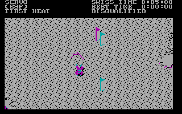 World Games IBM PC/Compatibles Screenshot: Oh no, I crashed!
