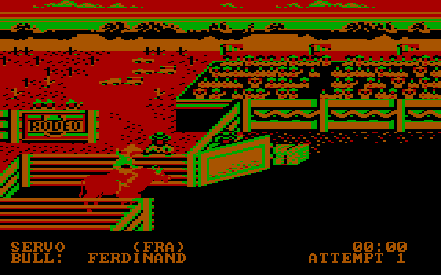 World Games IBM PC/Compatibles Screenshot: Getting ready to go...