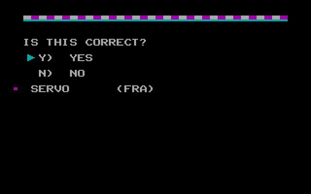 World Games IBM PC/Compatibles Screenshot: Is this correct?