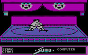 World Games for IBM PC/Compatibles - Wrestling in progress...