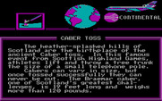 World Games for IBM PC/Compatibles - Caber toss is next, here's some information about it.