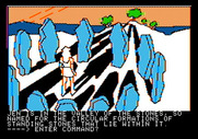 Hi-Res Adventure #6: The Dark Crystal for Apple II - In the valley of the stones.