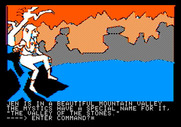 Hi-Res Adventure #6: The Dark Crystal for Apple II - Game start.