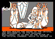 Hi-Res Adventure #6: The Dark Crystal for Apple II - Nearing the end of the game.