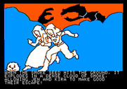 Hi-Res Adventure #6: The Dark Crystal for Apple II - Making a run for it...