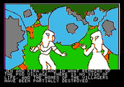 Hi-Res Adventure #6: The Dark Crystal for Apple II - We have trouble! The pod village is destroyed...