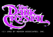 Hi-Res Adventure #6: The Dark Crystal for Apple II - Title screen.