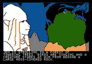Hi-Res Adventure #6: The Dark Crystal for Apple II - A moss covered rock is here; is the moss covering anything important?