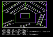 Hi-Res Adventure #1: Mystery House for Apple II - In the attic.