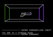 Hi-Res Adventure #1: Mystery House for Apple II - I found a gun...this may be handy later.