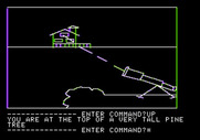 Hi-Res Adventure #1: Mystery House for Apple II - A telescope...