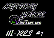 Hi-Res Adventure #1: Mystery House for Apple II - Title screen (re-release).