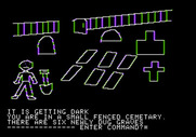 Hi-Res Adventure #1: Mystery House for Apple II - This looks mighty suspicious!