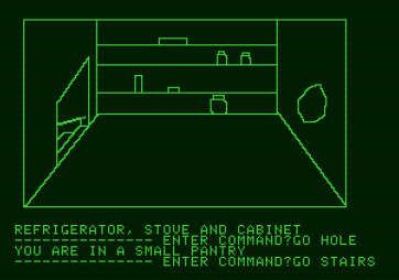 Hi-Res Adventure #1: Mystery House for Apple II - I found the pantry.