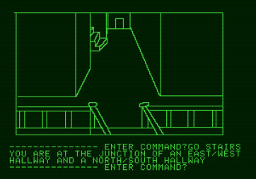 Hi-Res Adventure #1: Mystery House for Apple II - Let's see what's upstairs...