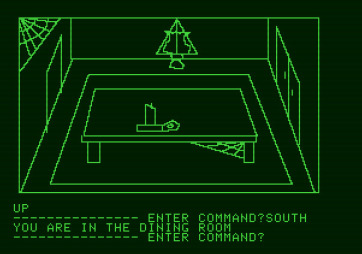 Hi-Res Adventure #1: Mystery House for Apple II - I found a candle!