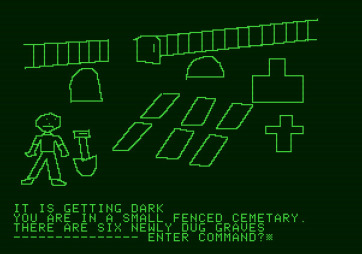 Hi-Res Adventure #1: Mystery House for Apple II - This also looks suspicious...