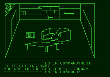 Hi-Res Adventure #1: Mystery House for Apple II - This is the library.